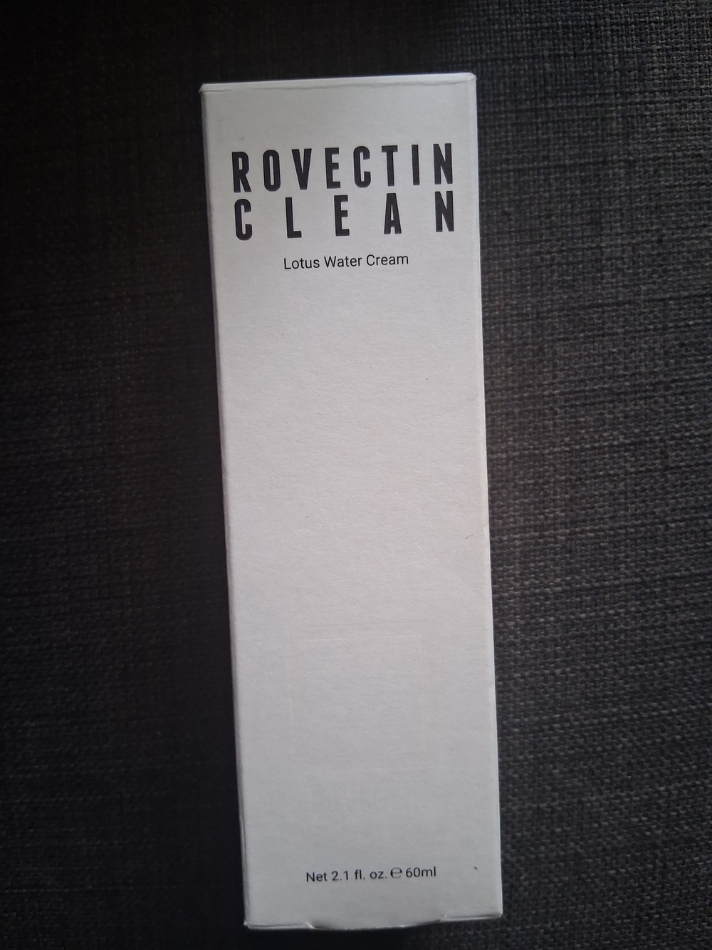 NEW SEALED Rovectin Lotus Water Cream Moisturizer 60ml BNIB